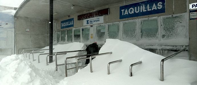 Alto Campoo registra 55 mm de precipitacin en forma de nieve en 24 horas