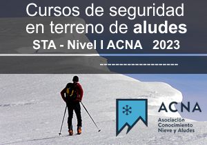 Cursos de seguridad en terreno de aludes. Nivel I Acna