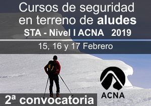 Cursos de seguridad en terreno de aludes. Nivel I Acna
