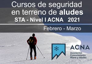 Cursos de seguridad en terreno de aludes. Nivel I Acna