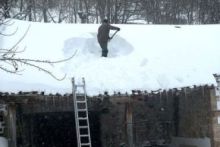 Tormenta de nieve en la comarca