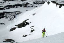 Esquí de travesía  hasta El Cuchillón por Hoyo Sacro y la Cuenca del Sapo