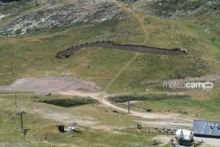 Comienzan las obras de la balsa de la innivacin de Alto Campoo