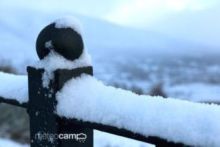 La nieve baja hasta el valle