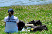 Remo en el Embalse del Ebro