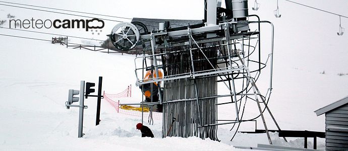35 - 40  cm de nieve nueva en Alto Campoo