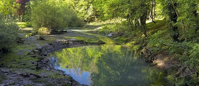 Abiertas las Compuertas del Nacimiento del Ebro