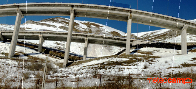 Aludes en la boca Norte del tnel de Lantueno,  Autova A-67 