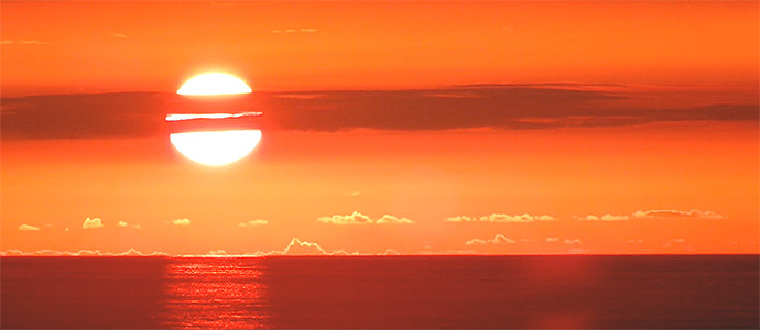 Atardecer en el Mar Cantbrico