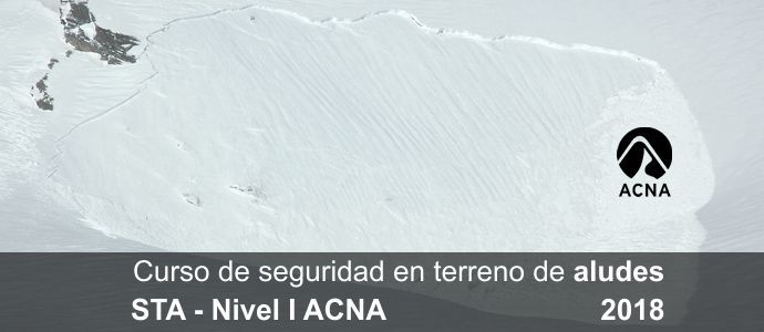 Curso de seguridad en terreno de aludes (STA) - Nivel I ACNA