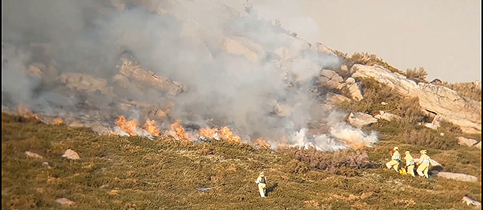 El incendio de Cueto Liguardi en mayo de 2022