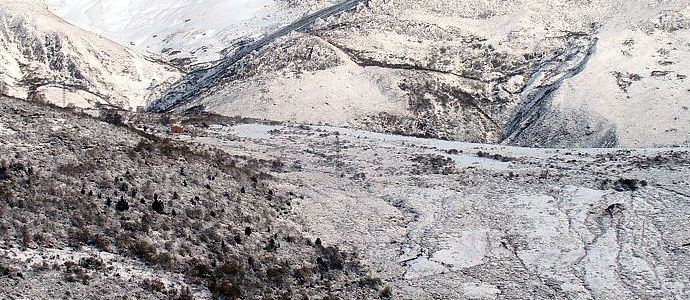 Entre 8 y 9 cm de nieve deja el temporal del Viernes 2