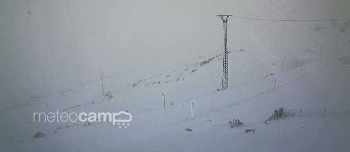 Espesor de nieve acumulada en la cota 1900 metros de Alto Campoo