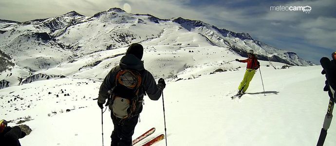 Esqu de travesa desde Braavieja a La Concilla en Sejos y vuelta por el Cordel hasta Abiada