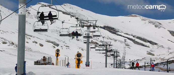 Fin de temporada con nieve recin cada en Alto Campoo