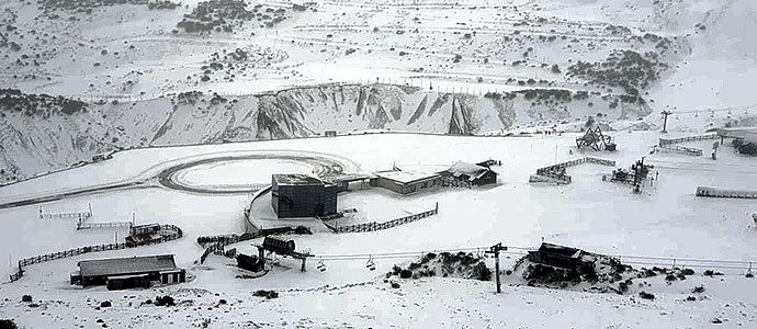 Nieve acumulada del 2 al 8 de diciembre de 2020