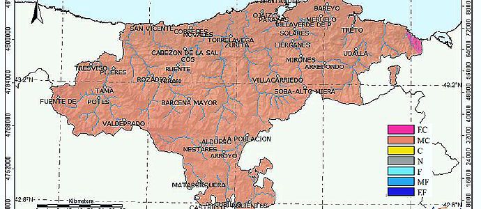 Noviembre de 2020 en Cantabria. Muy clido y muy seco 