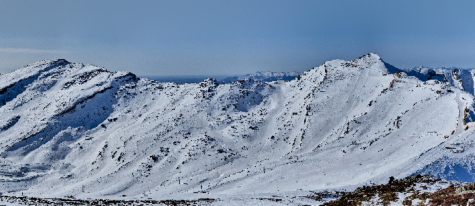 Panorama desde Pico Cornn 2.126 m. Alto Campoo
