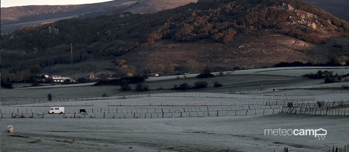 Primeras heladas generalizadas en la comarca