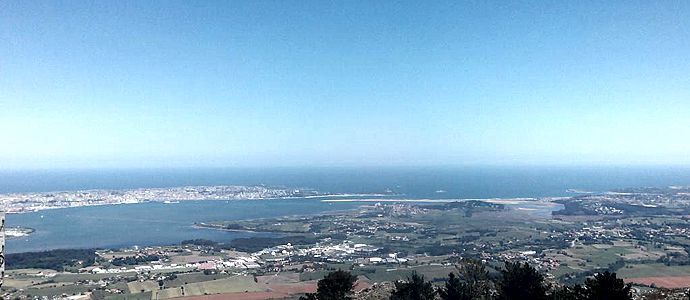 Webcam en Pea Cabarga, vista de la Baha de Santander