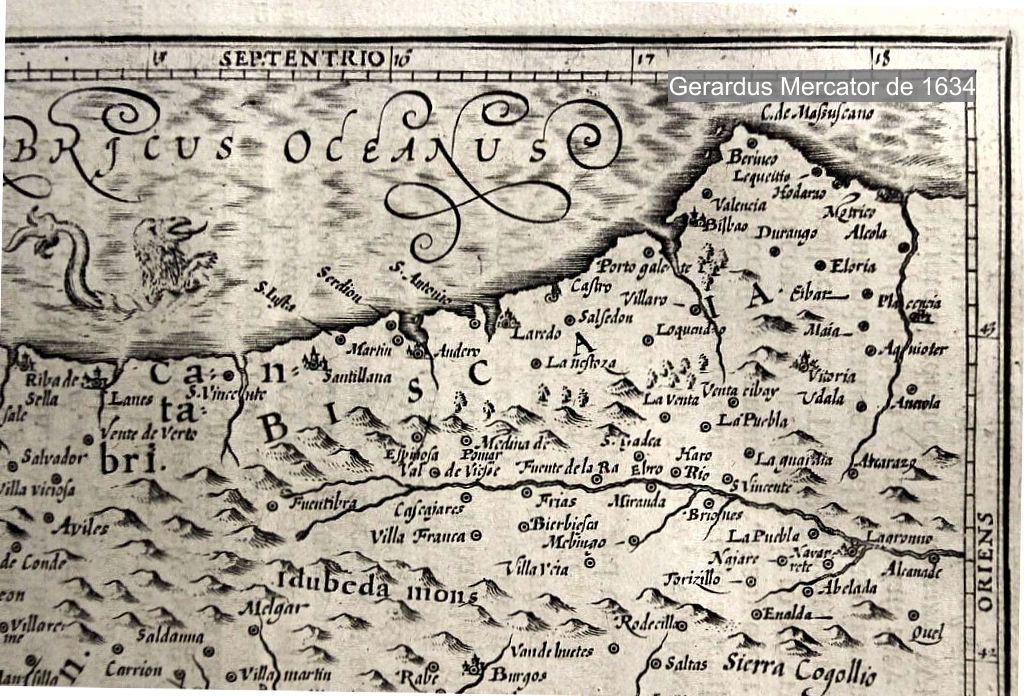 Mapa Gerardus Mercator 