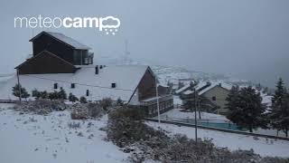 Alto Campoo nevando el 6 noviembre 2017