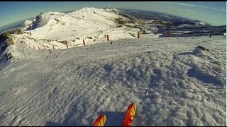 Alto Campoo Pico Tres Mares con nieve hmeda. 