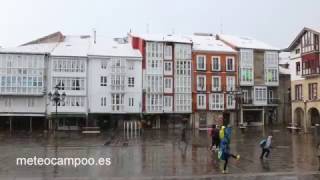 Nieve en  Reinosa  el 27 abril 2017