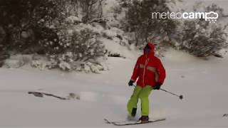 Primeras bajadas esquiando en Alto Campoo 17/18