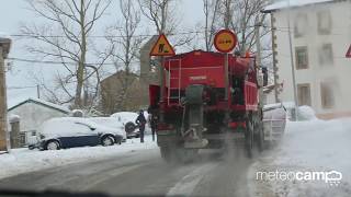 Quitanieves entre Matamorosa  y Bolmir