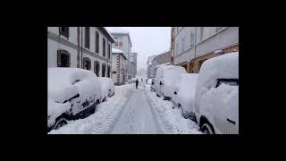 Reinosa nevada 20 marzo 2018. Primer da de la  primavera