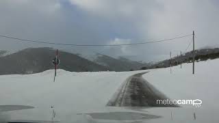 Subida de Reinosa a Braavieja con nieve