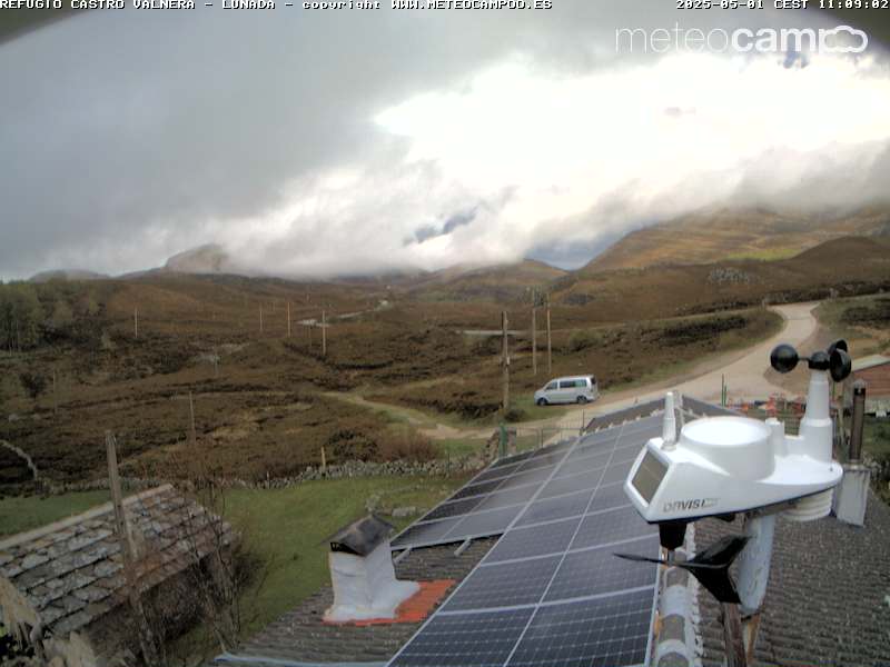 Webcam Lunada | Refugio Castro Valnera